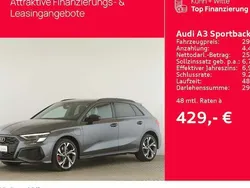 Grau Gebraucht 2021 Audi A3 Sportback e-tron S-Line Limousine | 29.625 € (Teuer)