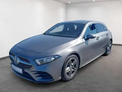 Grau Gebraucht 2019 Mercedes A200 AMG line Limousine | 25.890 € (Etwas zu teuer)