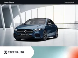 Denimblau metallic Gebraucht 2021 Mercedes A35 AMG AMG Limousine | 36.380 € (Guter Preis)