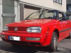 Rot Gebraucht 1996 VW Golf Cabriolet Cabrio | 2.180 € (Fairer Preis)