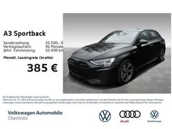 Schwarz Gebraucht 2025 Audi A3 Sportback e-tron S-Line Limousine | 47.950 €