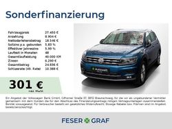 Blue silk metallic Gebraucht 2021 VW Tiguan Allspace Highline SUV | 27.450 € (Superpreis)