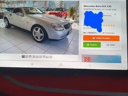 Silber Gebraucht 2000 Mercedes SLK230 Cabrio | 11.000 € (Teuer)