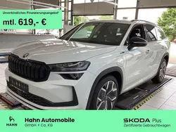 Moonweiss metallic Gebraucht 2025 Skoda Kodiaq SportLine SUV | 51.830 € (Fairer Preis)