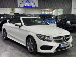 Weiß Gebraucht 2018 Mercedes C180 AMG Cabrio | 25.800 € (Fairer Preis)