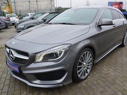 Mountaingrau met. Gebraucht 2016 Mercedes CLA220 Shooting Brake AMG line Kombi | 19.980 € (Fairer Preis)
