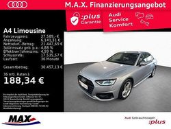 Schwarz (metallic) Gebraucht 2022 Audi A4 Advanced Limousine | 27.589 € (Guter Preis)