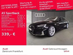Schwarz Gebraucht 2022 Audi A5 Sportback Advanced Limousine | 29.850 € (Superpreis)