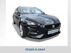 Midnight schwarz metallic Gebraucht 2024 Seat Leon ST FR Kombi | 23.440 € (Superpreis)