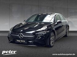 Metalliclack kosmosschwarz Gebraucht 2024 Mercedes A180 AMG Limousine | 33.710 € (Fairer Preis)