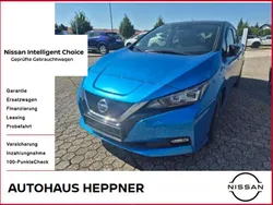 Vivid blue m/black p Gebraucht 2021 Nissan Leaf 360º Kleinwagen | 13.700 € (Guter Preis)