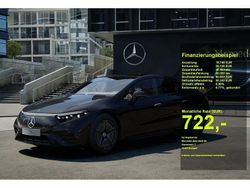 Schwarz Gebraucht 2022 Mercedes EQS450+ AMG Limousine | 66.980 € (Teuer)