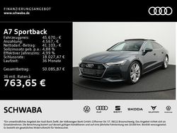 Tritonblau metallic Gebraucht 2021 Audi A7 Sportback Ambiente Kleinwagen | 45.310 € (Etwas zu teuer)