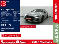 Grau Gebraucht 2024 Audi RS7 Sportback Ambiente Kleinwagen | 125.750 € (Etwas zu teuer)