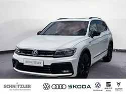 Pure white Gebraucht 2021 VW Tiguan Allspace Highline SUV | 39.950 € (Etwas zu teuer)