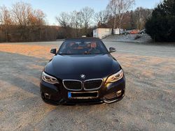 Schwarz Gebraucht 2017 BMW 218 Sport Line Cabrio | 17.800 € (Fairer Preis)