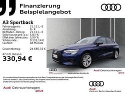 Navarrablau metallic Gebraucht 2021 Audi A3 Sportback e-tron Ambiente Kleinwagen | 21.111 € (Guter Preis)