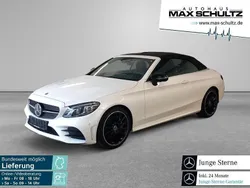 Designo diamantweiß bright Gebraucht 2022 Mercedes C300 AMG Cabrio | 44.480 € (Guter Preis)