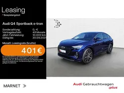 Navarrablau metallic Gebraucht 2024 Audi Q4 e-tron S-Line SUV | 48.960 € (Fairer Preis)