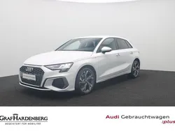 Gletscherweiß metallic Gebraucht 2022 Audi A3 Sportback e-tron S-Line Limousine | 24.880 € (Guter Preis)