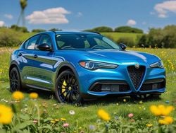 Blau Gebraucht 2018 Alfa Romeo Stelvio Quadrifoglio SUV | 40.300 € (Guter Preis)