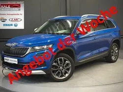 Blau metallic (raceblau metallic) Gebraucht 2020 Skoda Kodiaq Scout 4x4 SUV | 33.890 € (Etwas zu teuer)