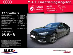 Mythosschwarz metallic Gebraucht 2024 Audi A7 S-Line Kleinwagen | 63.779 € (Etwas zu teuer)