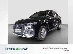 Mythosschwarz metallic Gebraucht 2024 Audi Q5 Sportback S-Line SUV | 48.890 € (Guter Preis)