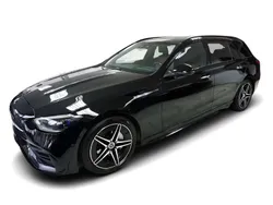 Schwarz Gebraucht 2022 Mercedes C300 AMG line | 44.088 € (Teuer)