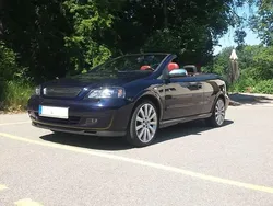Blau Gebraucht 2002 Opel Astra Cabriolet Cabrio | 2.950 € (Superpreis)