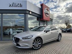 Silber metallic Gebraucht 2024 Mazda 6 Exclusive-Line Kombi | 27.890 € (Guter Preis)