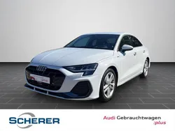 Gletscherweiß metallic (metallic) Gebraucht 2025 Audi A3 Ambiente Limousine | 33.900 € (Fairer Preis)
