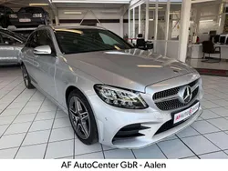 Silber Gebraucht 2019 Mercedes C300 AMG line Kombi | 34.990 € (Etwas zu teuer)