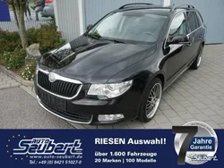 Schwarz metallic Gebraucht 2013 Skoda Superb Exclusive Kombi | 6.990 € (Fairer Preis)