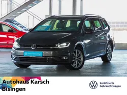 Indiumgrau (metallic) Gebraucht 2019 VW Golf VII Highline Kombi | 17.245 € (Fairer Preis)
