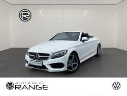 Weiß Gebraucht 2017 Mercedes C200 AMG line Cabrio | 24.980 € (Fairer Preis)