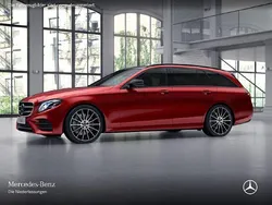 Rot Gebraucht 2020 Mercedes E400 AMG Limousine | 42.990 € (Fairer Preis)