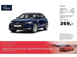 Blau Gebraucht 2024 Audi A3 Sportback Advanced Limousine | 33.980 € (Guter Preis)
