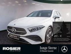Weiss / polarweiß Gebraucht 2024 Mercedes A250 AMG Limousine | 34.446 € (Etwas zu teuer)