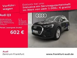Mythosschwarz metallic Gebraucht 2025 Audi Q3 Basis SUV | 42.590 € (Fairer Preis)