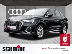 Mythosschwarz metallic Gebraucht 2024 Audi Q3 Sportback S-Line SUV | 36.640 € (Superpreis)