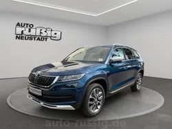 Blau Gebraucht 2019 Skoda Kodiaq Scout 4x4 SUV | 27.890 € (Fairer Preis)