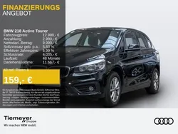 Schwarz Gebraucht 2017 BMW 218 Active Tourer Advantage Van / Kleinbus | 12.980 € (Fairer Preis)
