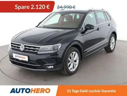 Deep black Gebraucht 2018 VW Tiguan Highline SUV | 22.870 € (Superpreis)