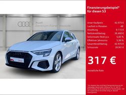 Weiss Gebraucht 2024 Audi S3 Ambiente Limousine | 42.975 € (Fairer Preis)
