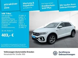 Weiß Gebraucht 2022 VW T-Roc R-line SUV | 25.980 € (Guter Preis)