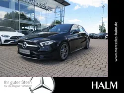Schwarz Gebraucht 2018 Mercedes A200 AMG line Limousine | 23.850 € (Etwas zu teuer)