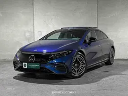 Blau Gebraucht 2022 Mercedes EQS350 Business Limousine | 45.167 €
