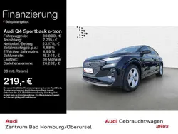Mythosschwarz metallic Gebraucht 2022 Audi Q4 e-tron SUV | 30.890 € (Fairer Preis)