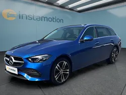 Blau Gebraucht 2024 Mercedes C300e Kombi | 43.749 € (Fairer Preis)
